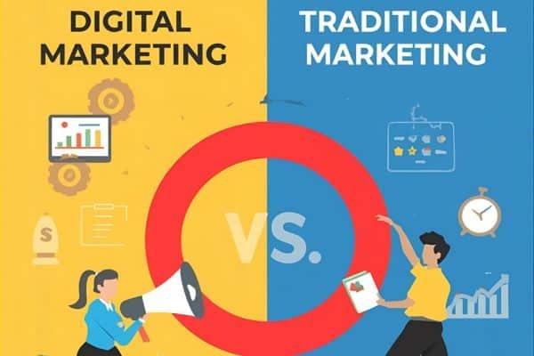 digital marketing vs traditional marketing